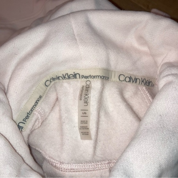 Calvin Klein Performance Womens Logo Pink Sweater Size Large | Casual Preppy - Picture 9 of 11